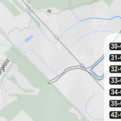 Carte des sentiers | Club équestre de Mirabel - SECTEUR E Preview 2