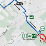 Carte des sentiers | Club équestre de Mirabel - SECTEUR E Preview 3