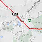 Carte des sentiers | Club équestre de Mirabel - SECTEUR F Preview 2