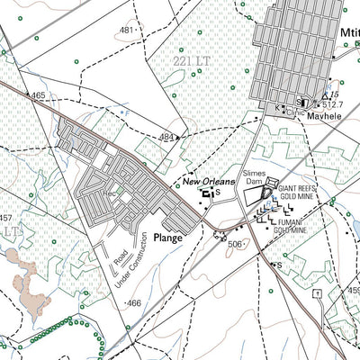 Chief Directorate: National Geo-spatial Information 2330BB MUYEXE digital map