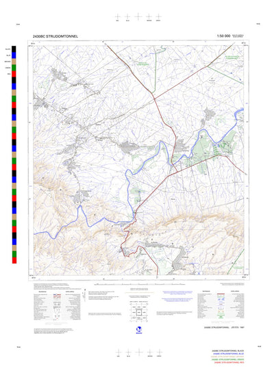 Chief Directorate: National Geo-spatial Information 2430BC STRIJDOMTONNEL digital map