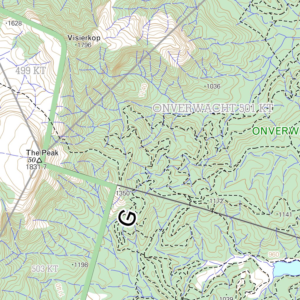2430DD GRASKOP Map by Chief Directorate: National Geo-spatial