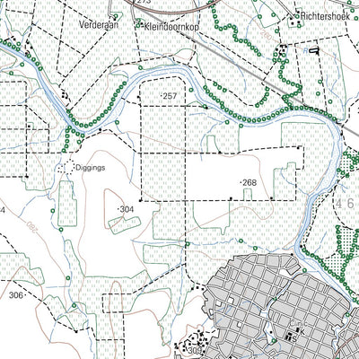 Chief Directorate: National Geo-spatial Information 2531DA DRIEKOPPIES digital map