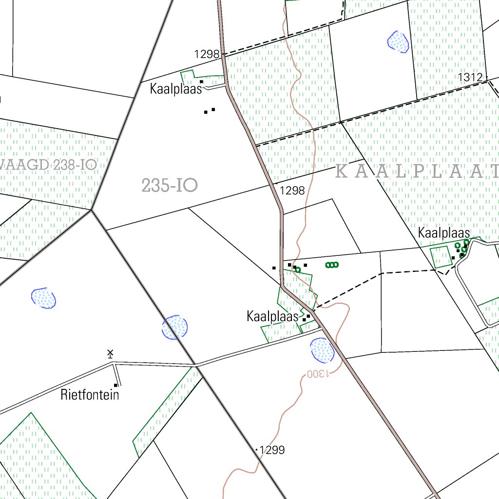 Chief Bro Map 2625CC BROEDERSPUT Map by Chief Directorate: National Geo-spatial ...