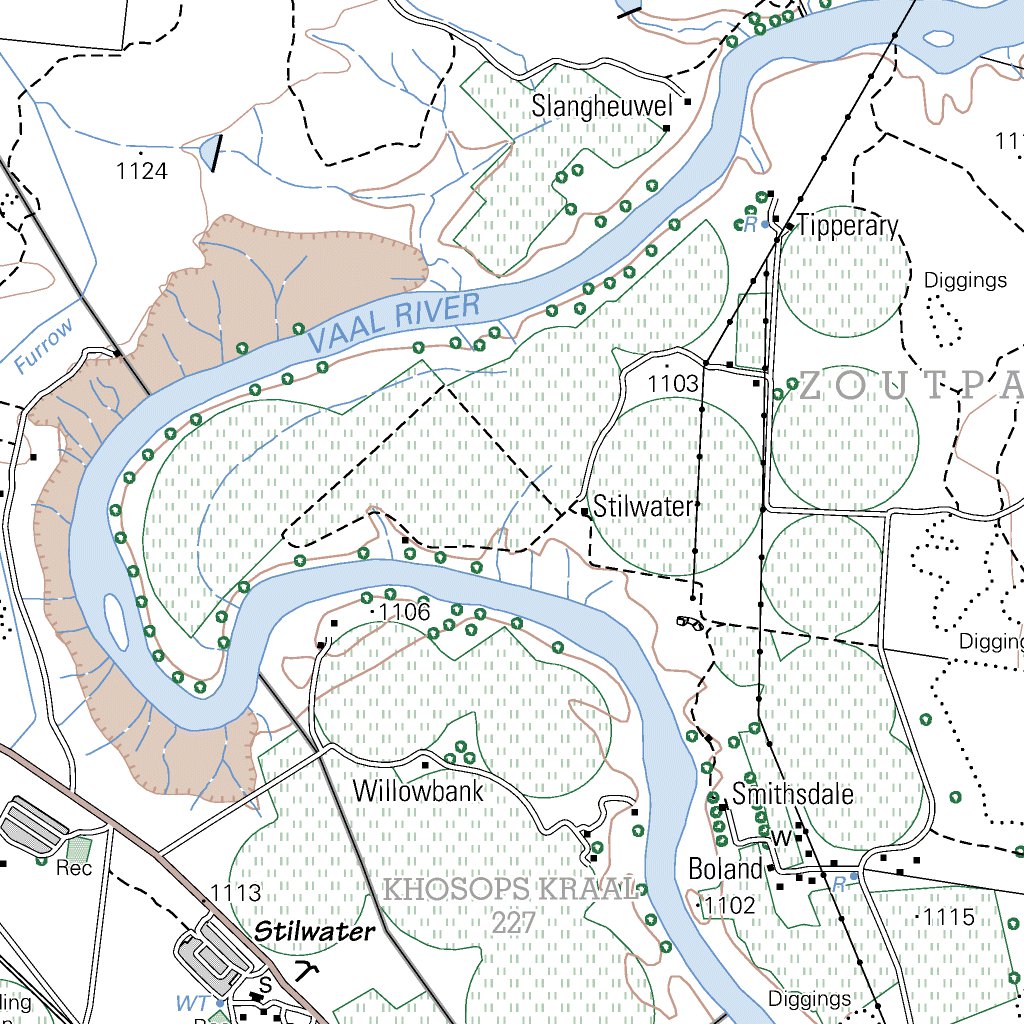 2824BC WINDSORTON Map by Chief Directorate: National Geo-spatial ...