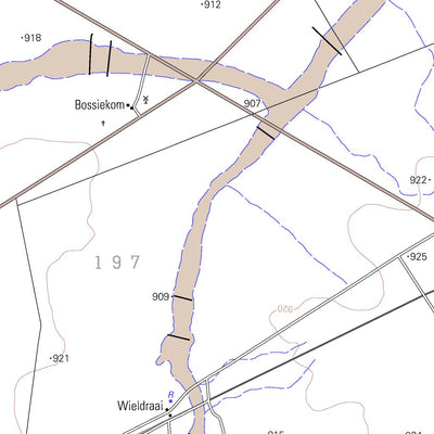 Chief Directorate: National Geo-spatial Information 2920AC VAALKOP digital map