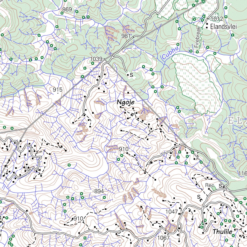 2930BB AHRENS Map by Chief Directorate: National Geo-spatial ...