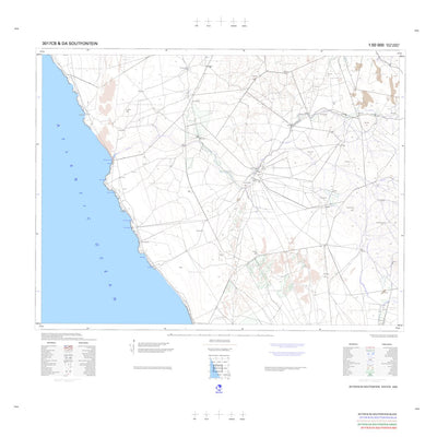 Chief Directorate: National Geo-spatial Information 3017CB, DA SOUTFONTEIN digital map