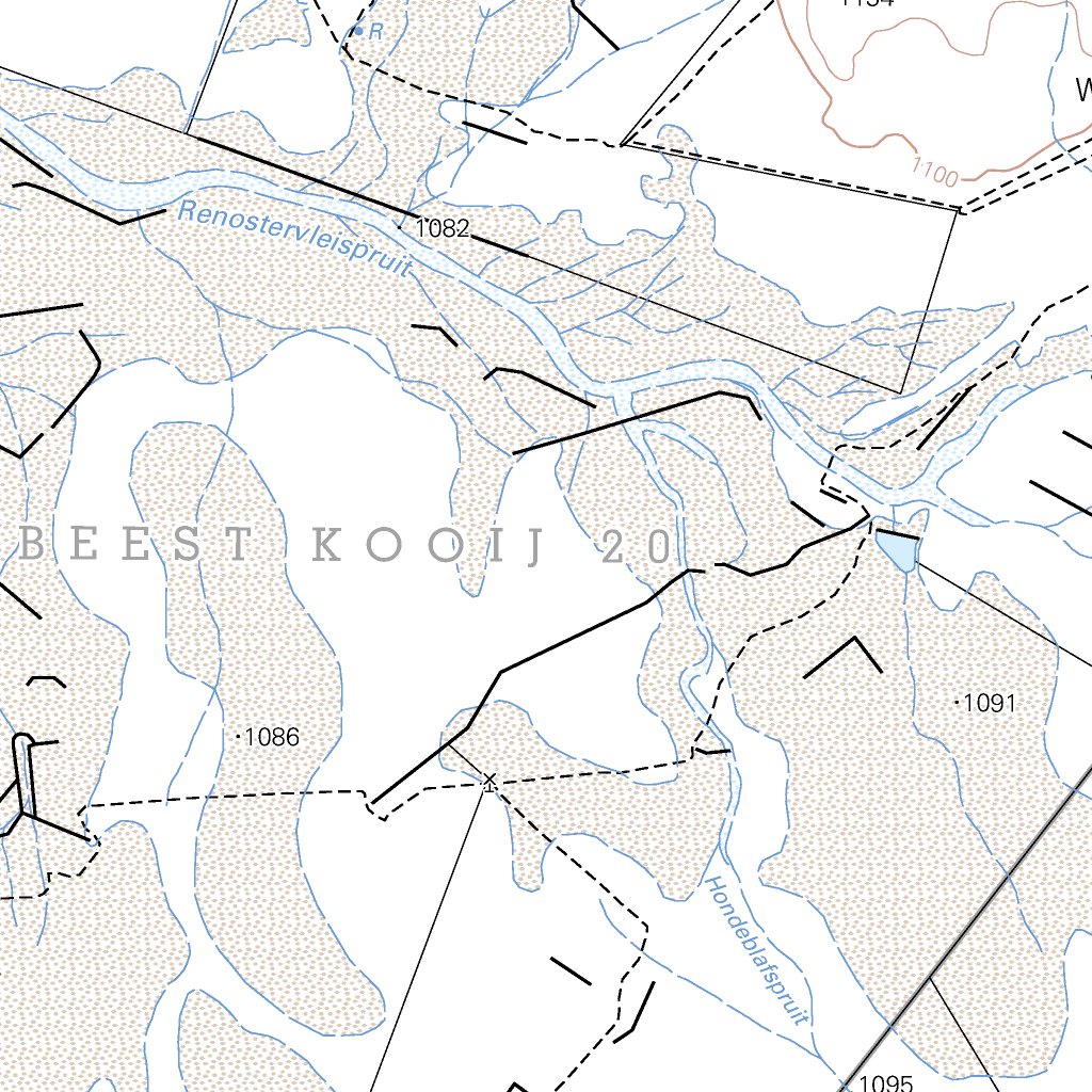 3023BA KORTKOP Map by Chief Directorate: National Geo-spatial