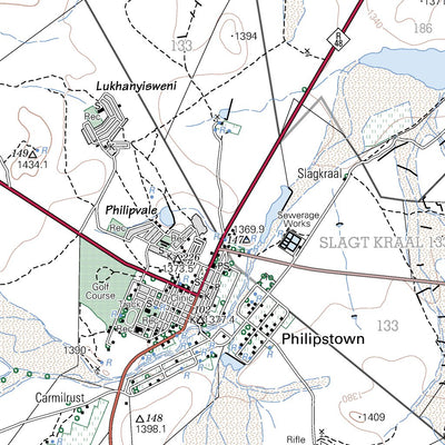 Chief Directorate: National Geo-spatial Information 3024AD PHILIPSTOWN digital map