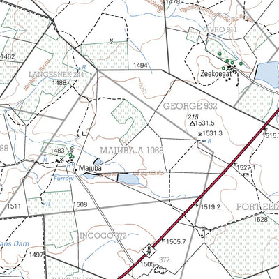 Chief Directorate: National Geo-spatial Information 3026BD ROUXVILLE digital map