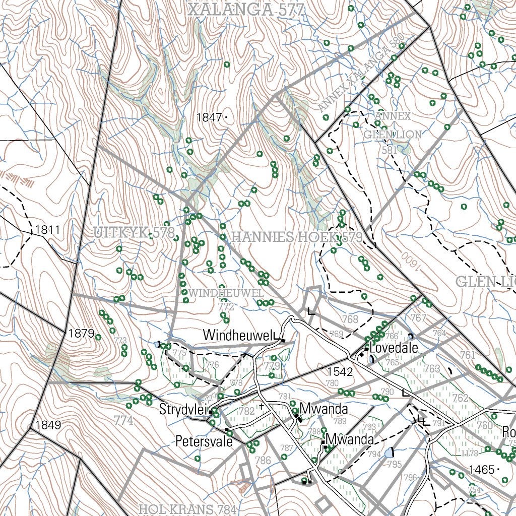 Indwe Map 3127AD INDWE Map by Chief Directorate: National Geo-spatial Information ...