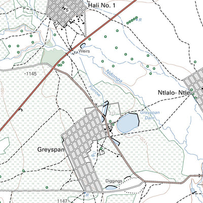 Chief Directorate: National Geo-spatial Information 3127CB INDWEPOORT (4th Edition) digital map