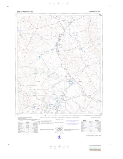 Chief Directorate: National Geo-spatial Information 3220AB WOLWEDANS digital map