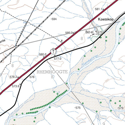 Chief Directorate: National Geo-spatial Information 3222CA LUTTIG digital map