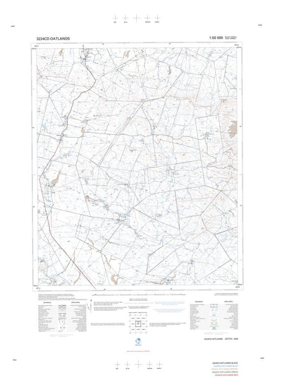 Chief Directorate: National Geo-spatial Information 3224CD OATLANDS digital map