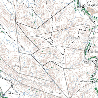 Chief Directorate: National Geo-spatial Information 3226AA KOMMANDODRIF DAM digital map