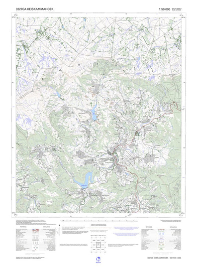 Chief Directorate: National Geo-spatial Information 3227CA KEISKAMMAHOEK digital map