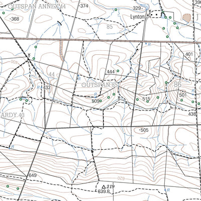 Chief Directorate: National Geo-spatial Information 3326AB PIGOTTS BRIDGE (4th Edition) digital map
