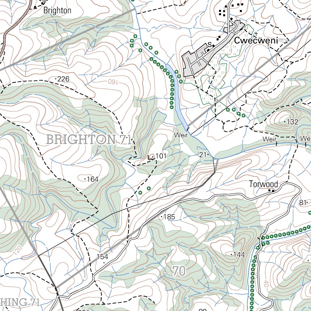 3327AB CROSS ROADS Map by Chief Directorate: National Geo-spatial ...