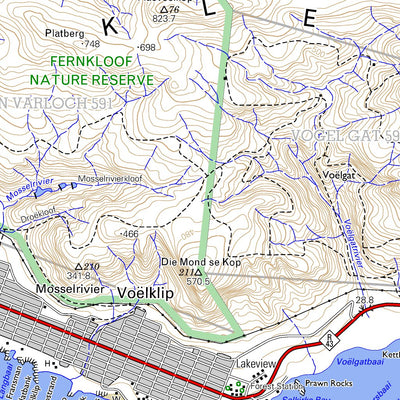 Chief Directorate: National Geo-spatial Information 3419AD STANFORD (3rd Edition) digital map