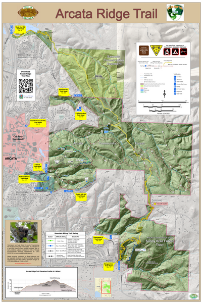 Arcata Community Forest - Arcata Ridge Trail Updated Preview 1