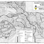 Arcata Community Forest Trail Map Preview 1