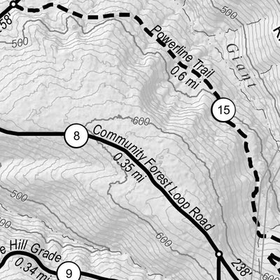 Arcata Community Forest Trail Map Preview 2