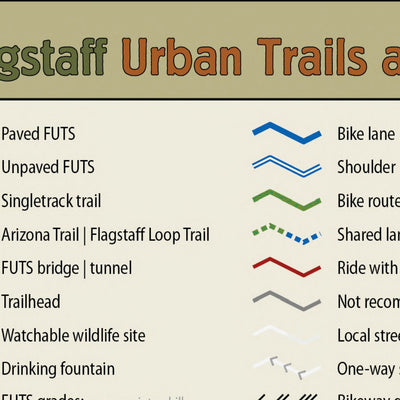 Flagstaff Urban Trails and Bikeways Map Preview 3