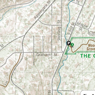 City of Jacksonville Jacksonville Woodlands Trail System digital map