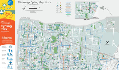 City of Mississauga Mississauga Cycling Map 2021 Pg1 bundle exclusive