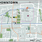 City of Mississauga Mississauga Cycling Map 2023 Downtown Inset digital map
