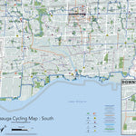 City of Mississauga Mississauga Cycling Map 2023 South digital map