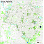 City of Newton, MA Newton Trails Map digital map