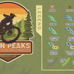 City of Prescott GIS Dept Bean Peaks Gravity Flow Trails- Phase 1 trails digital map