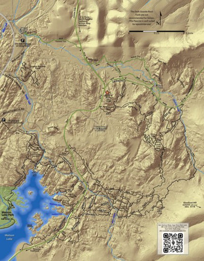 City of Prescott GIS Dept East Granite Dells Trails Map digital map