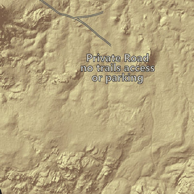 City of Prescott GIS Dept East Granite Dells Trails Map digital map