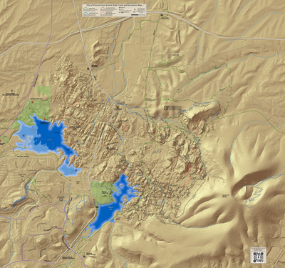 East Granite Dells Trails Map Preview 1