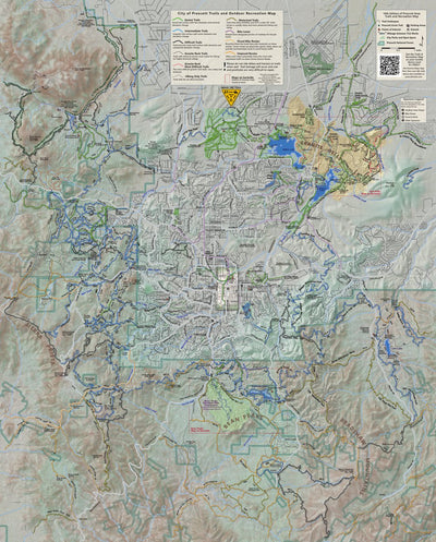 Prescott Trails and Recreation Map Preview 1