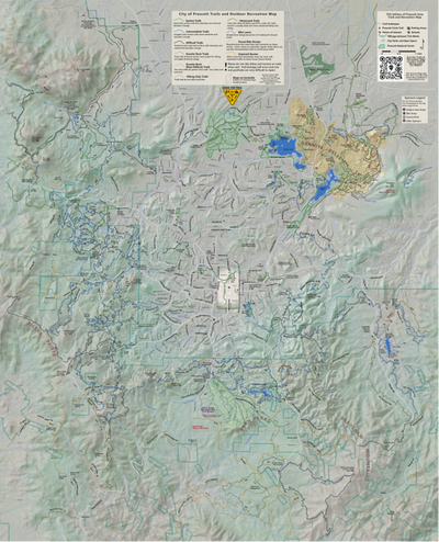 Prescott Trails and Recreation Map Preview 1