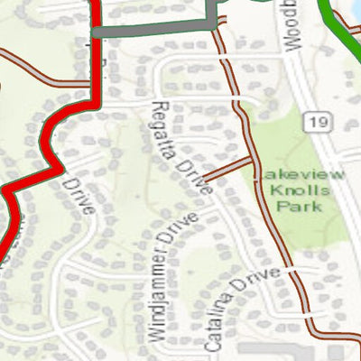 City of Woodbury, MN Woodbury Lakes Loop digital map