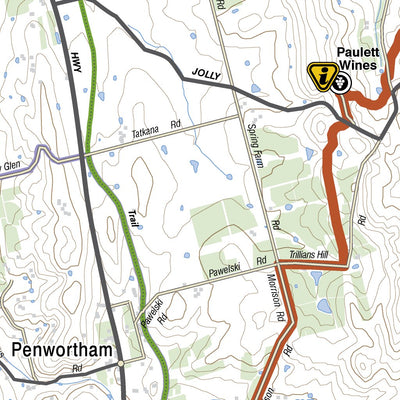 Clare Valley Wine & Wilderness Trail CVWWT Full Route digital map