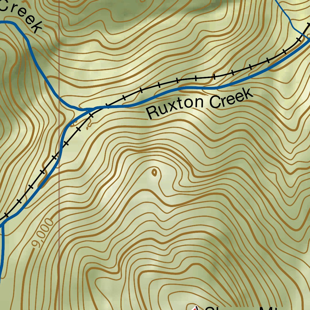 Pikes Peak Barr Trail and Cog Rail Map by Avenza Maps