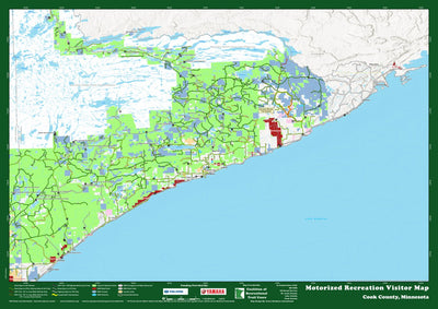 Coalition of Recreational Trail Users CRTU Superior National Forest Summer: Cook County digital map