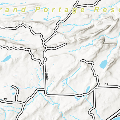 Coalition of Recreational Trail Users CRTU Superior National Forest Summer: Cook County digital map