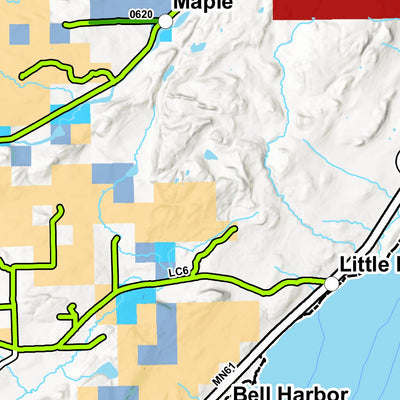 Coalition of Recreational Trail Users CRTU Superior National Forest Summer: Lake County digital map