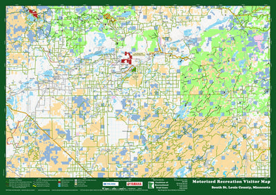 Coalition of Recreational Trail Users CRTU Superior National Forest Summer: South St Louis County digital map