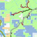 Coalition of Recreational Trail Users CRTU Superior National Forest, Winter: North St. Louis County digital map