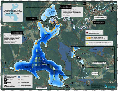 Zones de navigation du lac des Écorces Preview 1