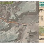Coconino County Parks & Recreation Upper Cathedral Wash Trail digital map